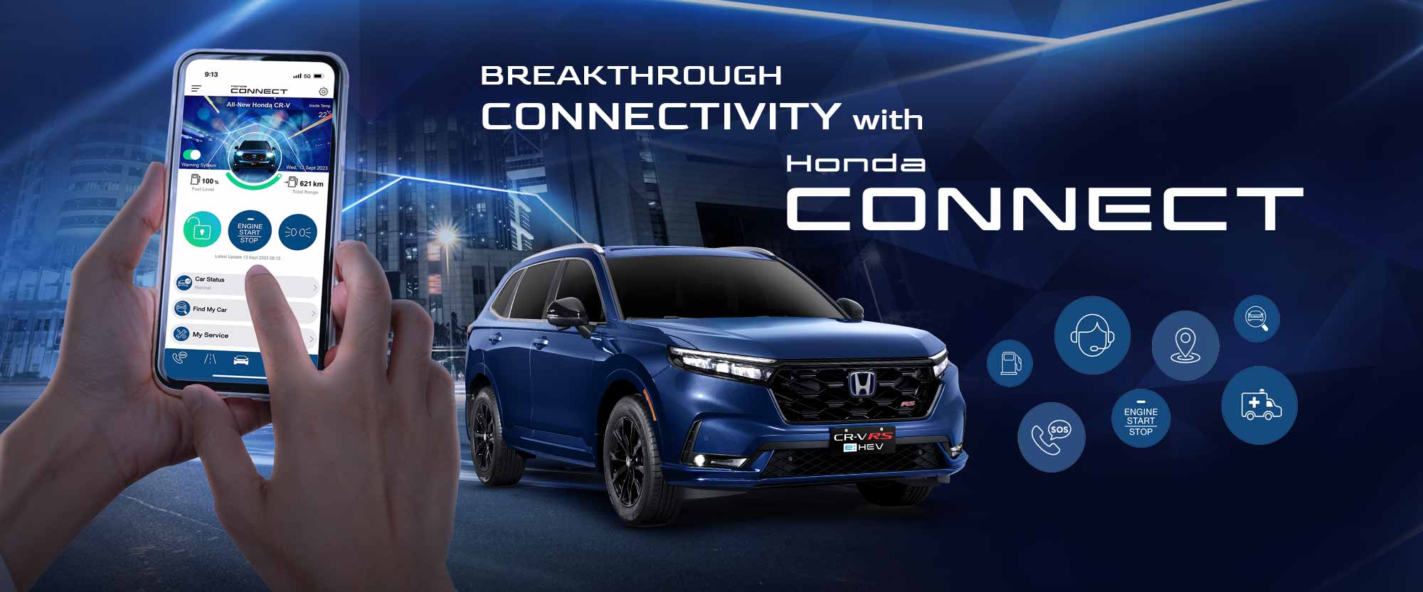 Honda CONNECT app and vehicle integration